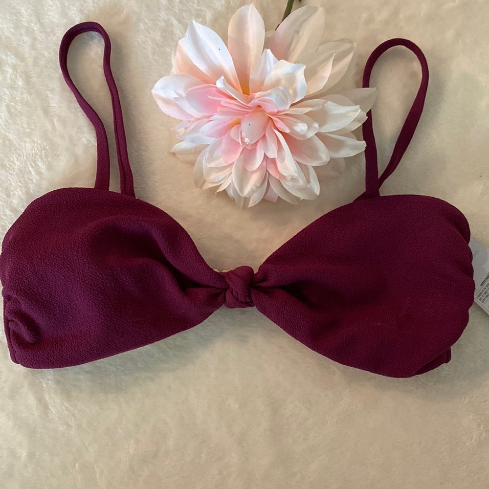 Berry Colored Bikini Top